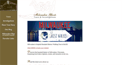 Desktop Screenshot of milwaukeeghosts.com